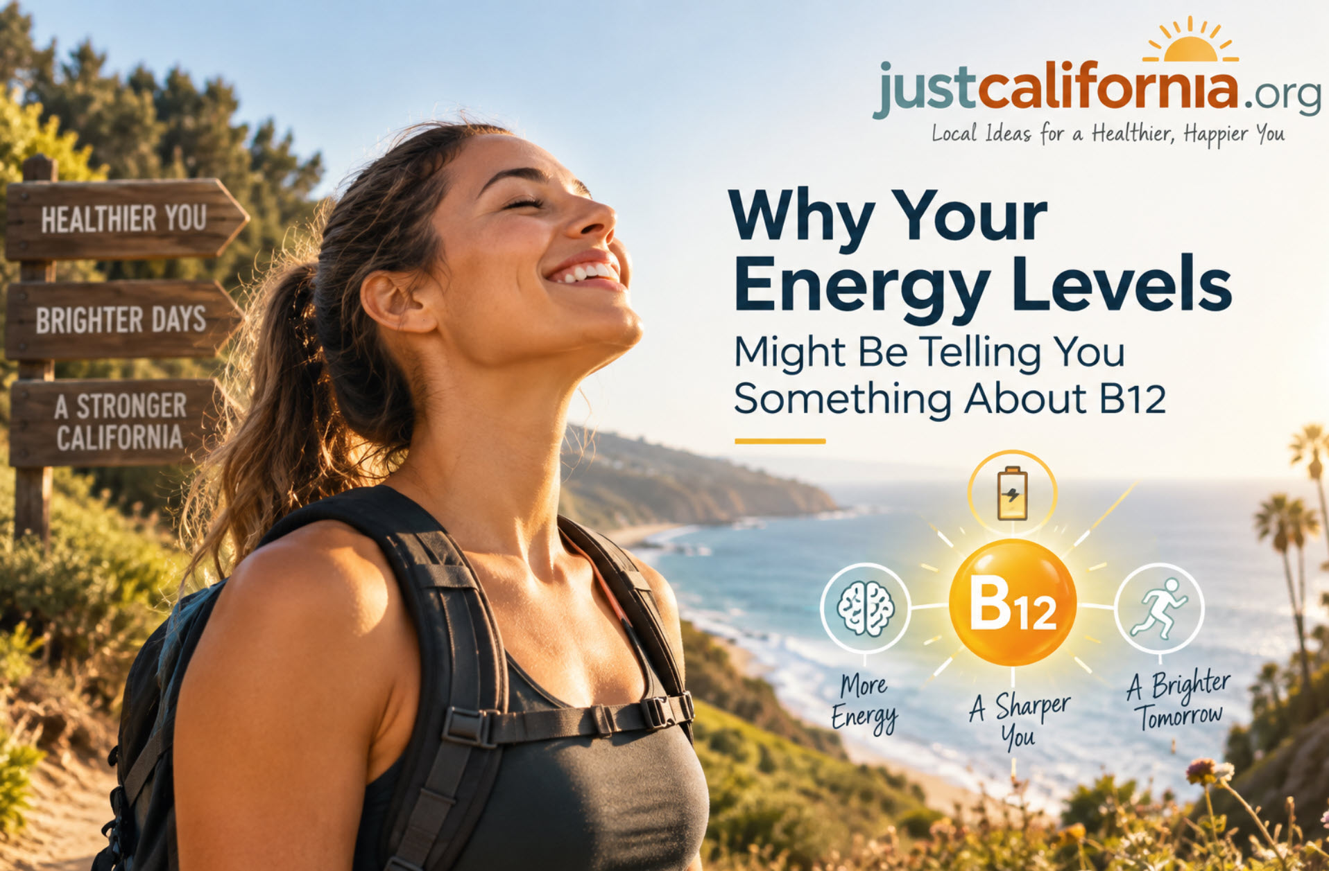 A person outdoors in natural light, evoking everyday energy and vitality.